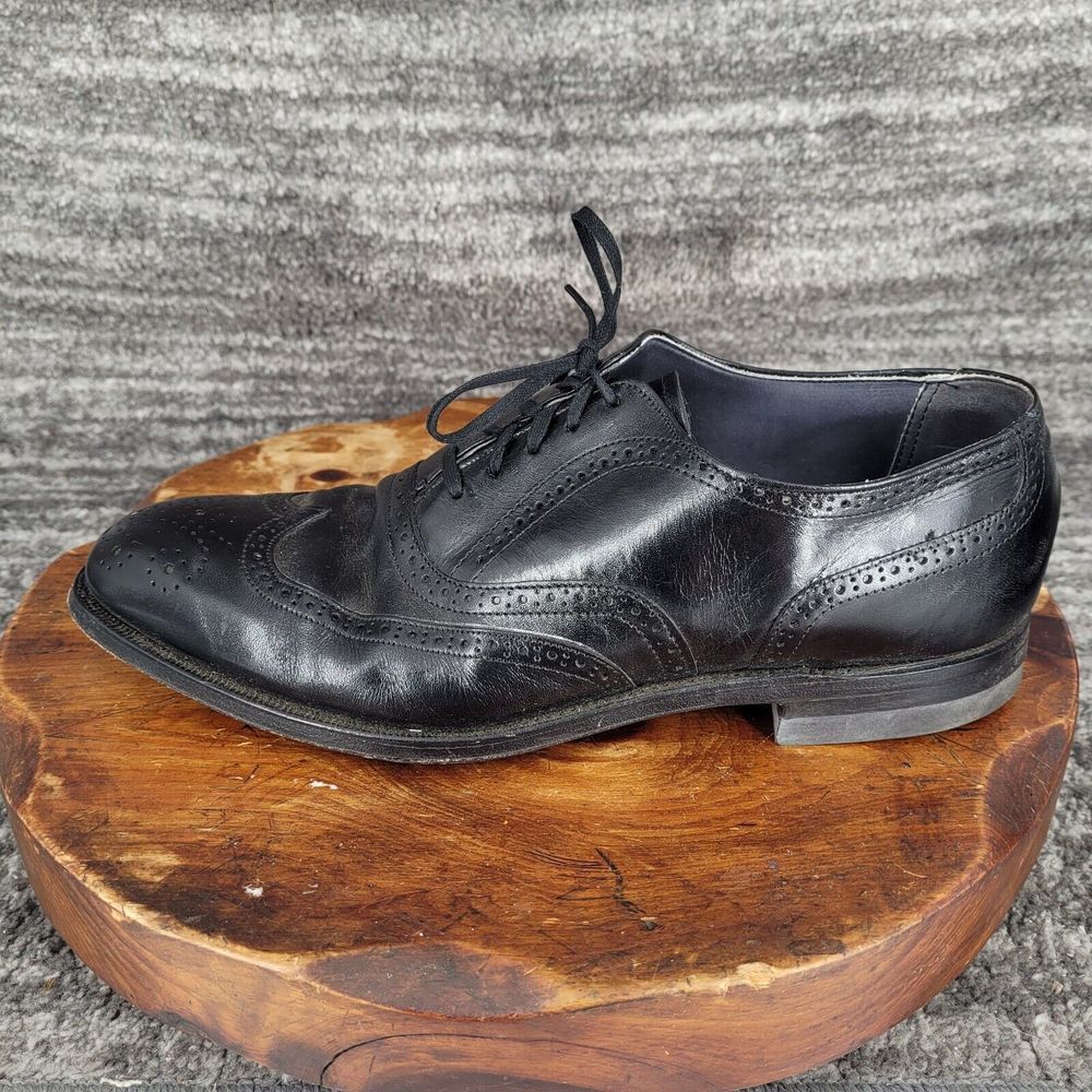 Sebago Vintage Roamers Dover Oxford Black Leather Dress Shoes w/Box Mens Size 11 - Picture 6 of 12